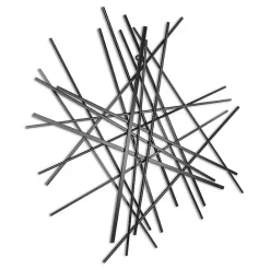 Sale Kirklands Home Icilio Abstract Linear Wall Plaque Black