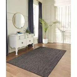 Discount Kirklands Home Intertwine Indoor/Outdoor Area Rug, 4x7 Black