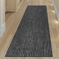 Outlet Kirklands Home Intertwine Indoor/Outdoor Runner Black