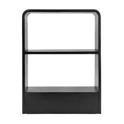 Outlet Kirklands Home Kato Single Drawer Wall Shelf Black