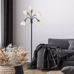 Online Kirklands Home Black 5-Light Adjustable Tree Floor Lamp