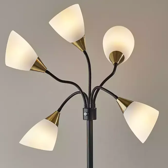 Online Kirklands Home Black 5-Light Adjustable Tree Floor Lamp