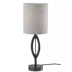 Hot Kirklands Home Black Mayfair Open Table Lamp Gray
