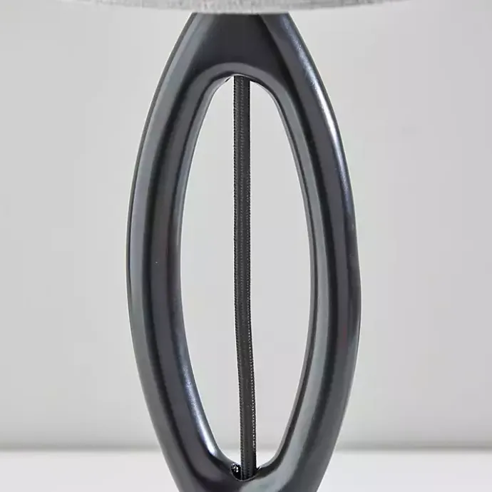 Hot Kirklands Home Black Mayfair Open Table Lamp Gray
