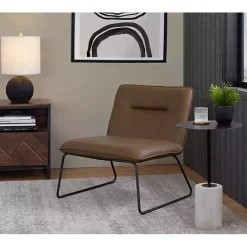 New Kirklands Home Metal & Concrete Janis Cocktail Table Black