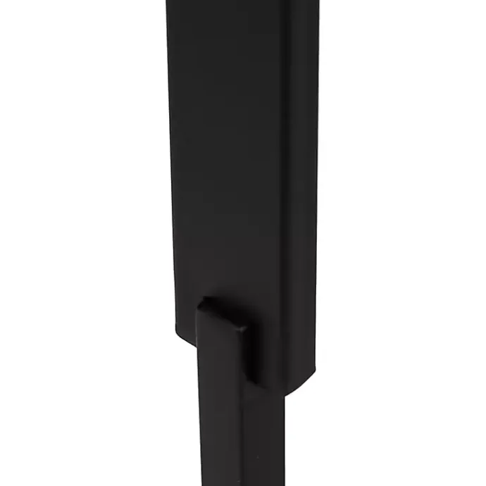 Sale Kirklands Home Metal & Glass Ravalli Drink Table Black