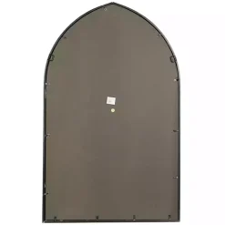 Online Kirklands Home Black Metal Arch Framed Mirror