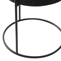 Hot Kirklands Home Metal Basket Weave Planters, Set of 3 Black