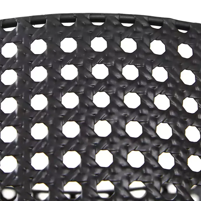 Hot Kirklands Home Metal Basket Weave Planters, Set of 3 Black