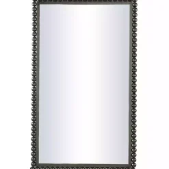 Sale Kirklands Home Black Metal Beaded Frame Wall Mirror