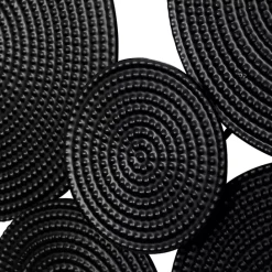 Clearance Kirklands Home Metal Circles Wall Plaque Black