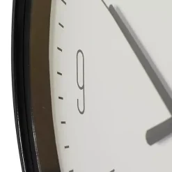New Kirklands Home Black Metal Contemporary Wall Clock