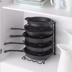 Sale Kirklands Home Metal Cookware Rack Black