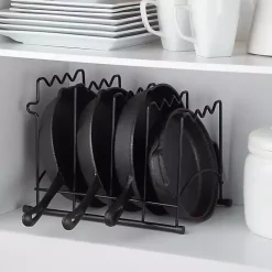 Sale Kirklands Home Metal Cookware Rack Black