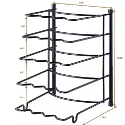 Sale Kirklands Home Metal Cookware Rack Black