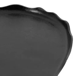 Clearance Kirklands Home Metal Deckled Edge Oval Coffee Table Black