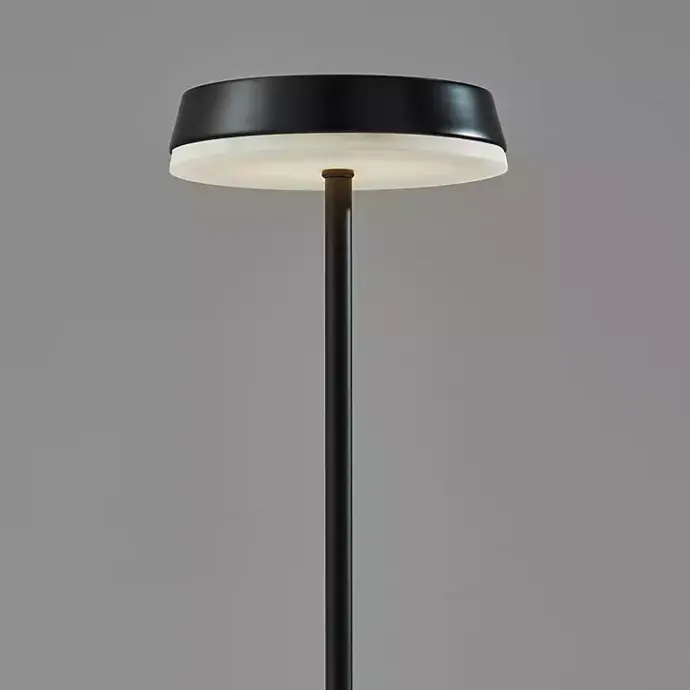 Hot Kirklands Home Metal Disc Frosted Light Cordless Table Lamp Black
