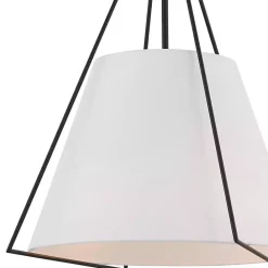 Outlet Kirklands Home Black Metal Madeline Pendant Light