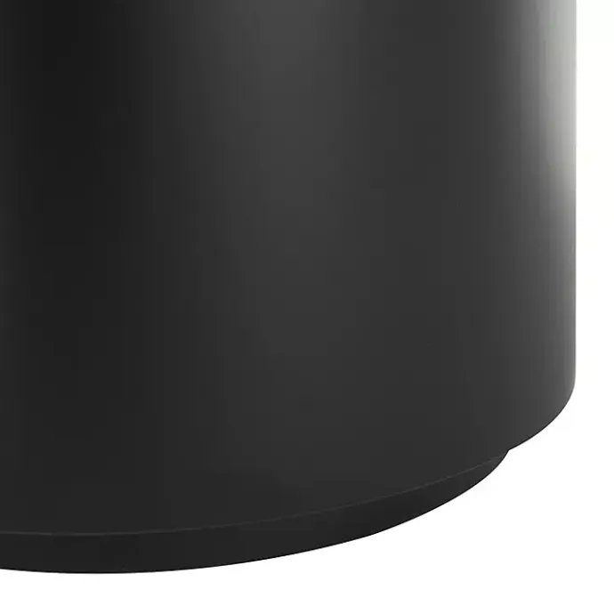 New Kirklands Home Black Metal Marble Nesting Accent Tables, Set of 2 White
