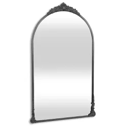 Online Kirklands Home Metal Modern Victorian Wall Mirror Black