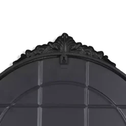 Online Kirklands Home Metal Modern Victorian Wall Mirror Black