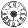 Best Kirklands Home Black Metal Open Frame Wall Clock