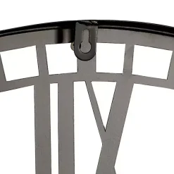 Best Kirklands Home Black Metal Open Frame Wall Clock