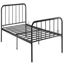 Online Kirklands Home Metal Twin Bed in a Box Black