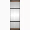 Best Kirklands Home Black Metal Window Grid Standing Mirror