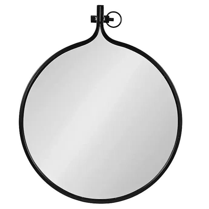 Discount Kirklands Home Metal Yitro Wall Mirror Black