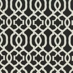 Hot Kirklands Home Black New Geometric Outdoor Chaise Cushion
