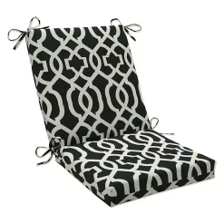 Kirklands Home Black New Geometric Outdoor Chair Cushion