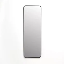 New Kirklands Home Black Nouveau Panel Wall Mirror