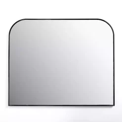 Kirklands Home Black Nouveau Wide Arch Wall Mirror
