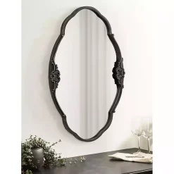 Discount Kirklands Home Black Novella Baroque Wall Mirror