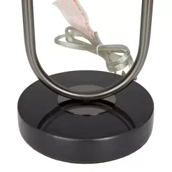 Clearance Kirklands Home Open Metal Loop Table Lamp Black