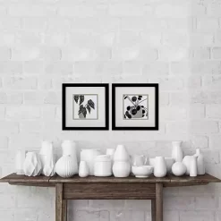Sale Kirklands Home Black Plantling II Framed Art Prints, Set of 2