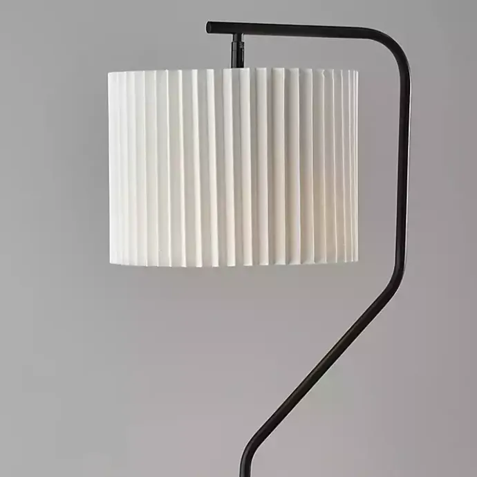 Clearance Kirklands Home Pleated Shade Floor Lamp Black