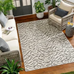 Online Kirklands Home Black Ravello Outdoor Rug, 5x7