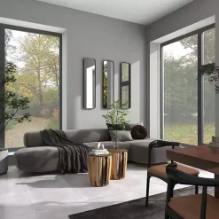 Sale Kirklands Home Rectangle Beveled Wall Mirror Black