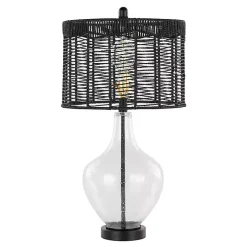 Outlet Kirklands Home Rope Jenny Table Lamps, Set of 2 Black