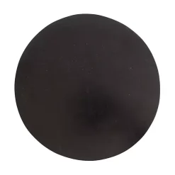 New Kirklands Home Round Wood Devon Accent Table Black