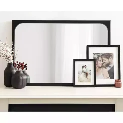 Best Kirklands Home Rounded Rectangle Wall Mirror Black