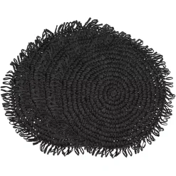 Best Kirklands Home Rustic Raffia Placemats, Set of 4 Black