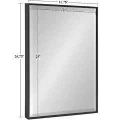 Discount Kirklands Home Black Ryder Wall Mirror