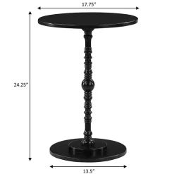 Online Kirklands Home Santel Spindle Accent Table Black