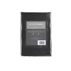 Outlet Kirklands Home Satin King 2-pc. Pillow Case Set Black