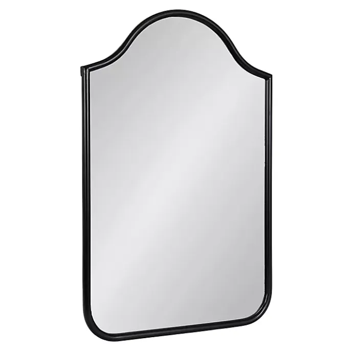 Discount Kirklands Home Scalloped Arch Fellows Wall Mirror Black