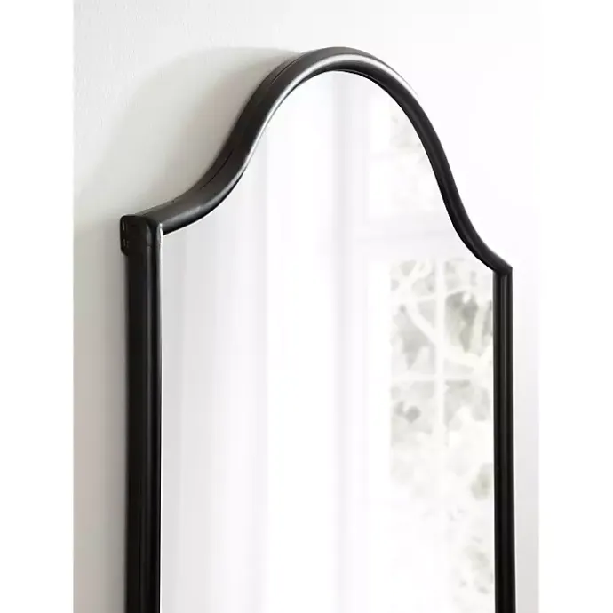 Discount Kirklands Home Scalloped Arch Fellows Wall Mirror Black