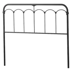 Outlet Kirklands Home Scalloped Metal Josie King Headboard Black